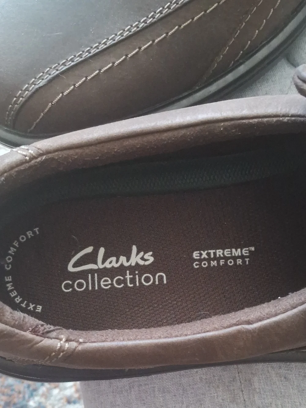 Clarks Men's Brown Slip-On Comfort Loafers